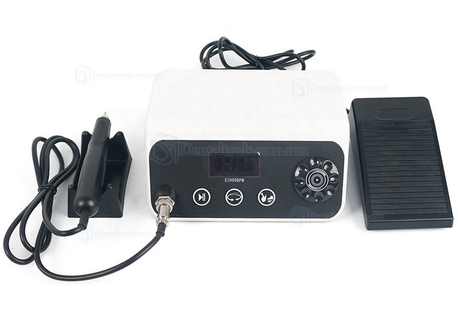 TJJ HP88 Micromotor dental sin escobillas con pieza de mano de 60000RPM y pedal de control